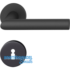 FSB Dr�ckergarnitur 12 1076 ASL auf Rosette BB, schwarz matt