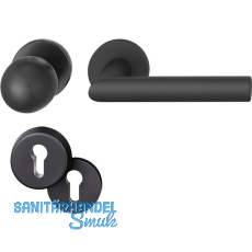 FSB Haustürwechselgarnitur 12 1076, Aluminium schwarz matt FSB Haustürwechselgarnitur 12 1076, Aluminium schwarz matt