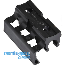 GEZE Halterung zu flexiblem Gest�nge Kunststoff schwarz