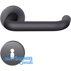 FSB Dr�ckergarnitur 12 1070 ASL auf Rosette BB, schwarz matt