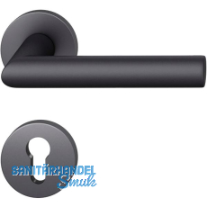 FSB Feuerschutz Dr�ckergarnitur 76 1076 AGL �NORM PZ, Aluminium schwarz matt