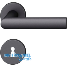 FSB Dr�ckergarnitur 12 1108 ASL auf Rosette BB, Aluminium schwarz matt