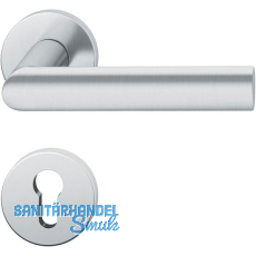 FSB Dr�ckergarnitur 12 1108 ASL auf Rosette PZ, Edelstahl matt