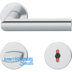 FSB Drückergarnitur 12 1108 ASL auf Rosette WC, Edelstahl matt FSB Drückergarnitur 12 1108 ASL auf Rosette WC, Edelstahl matt