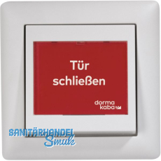 DORMAKABA Drucktaster T�r schlie�en wei�/rot