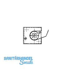 GEZE Drehlager TS 500/550 Vierkantachse, Stahl verzinkt