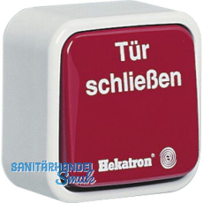 Drucktaster HAT 02, Auf-oder Unterputzmontage, Kunststoff weiß Drucktaster HAT 02, Auf-oder Unterputzmontage, Kunststoff weiß