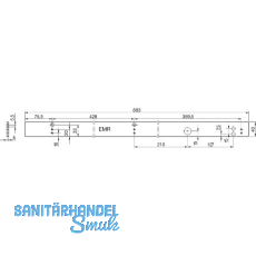 DORMAKABA Montageplatte G-EMR XEA DORMAKABA Montageplatte G-EMR XEA