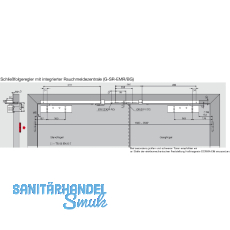 DORMAKABA Türschließer TS 93 G GSR/EMR2-BG-V,EN 2-5, Gleitschiene, silber DORMAKABA Türschließer TS 93 G GSR/EMR2-BG-V,EN 2-5, Gleitschiene, silber