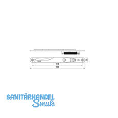 IMH-ABS Mitnehmerhaken GF UNI 20 V Gr.1, 235 x 20 mm,schwarz verzinkt,DIN rechts