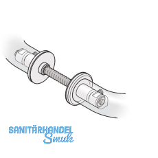 FSB Befestigungszubeh�r T�rgriffe paarweise, T�rst�rke 35 - 54 mm, Stahl