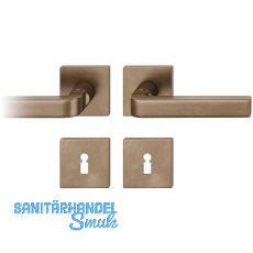 FSB Drückergarnitur 12 1004 ASL auf Rosette BB, Bronze dunkel patiniert FSB Drückergarnitur 12 1004 ASL auf Rosette BB, Bronze dunkel patiniert