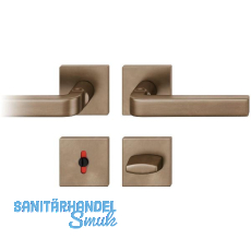 FSB Dr�ckergarnitur 12 1004 ASL auf Rosette WC, Bronze dunkel patiniert