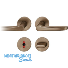 FSB Dr�ckergarnitur 12 1106 ASL auf Rosette WC, Bronze dunkel patiniert