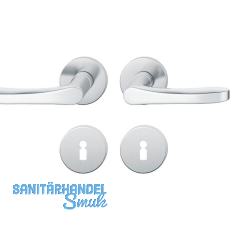 FSB Drückergarnitur 12 1106 ASL auf Rosette BB, Edelstahl matt FSB Drückergarnitur 12 1106 ASL auf Rosette BB, Edelstahl matt