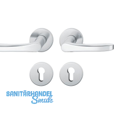 FSB Dr�ckergarnitur 12 1106 ASL auf Rosette PZ, Edelstahl matt