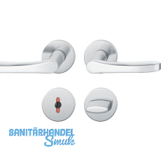 FSB Drückergarnitur 12 1106 ASL auf Rosette WC, Edelstahl matt FSB Drückergarnitur 12 1106 ASL auf Rosette WC, Edelstahl matt