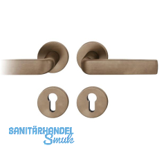 FSB Drückergarnitur 12 1267 ASL auf Rosette PZ, Bronze dunkel patiniert FSB Drückergarnitur 12 1267 ASL auf Rosette PZ, Bronze dunkel patiniert