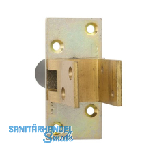 Pendeltürbeschlag, Feststell. 90°, TS 19 - 24 mm, Messing poliert Pendeltürbeschlag, Feststell. 90°, TS 19 - 24 mm, Messing poliert