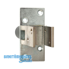 Pendeltürbeschlag, Feststell. 90°, TS 19 - 24 mm, Messing vernickelt Pendeltürbeschlag, Feststell. 90°, TS 19 - 24 mm, Messing vernickelt