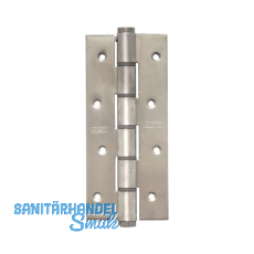 Pendelt�rband einseitig wirkend, Rollen � 18 mm, H�he 180 mm, eckig, Edelstahl