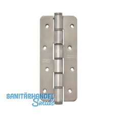 Pendeltürband einseitig wirkend, Rollen ø 18 mm, Höhe 180 mm, rund, Edelstahl Pendeltürband einseitig wirkend, Rollen ø 18 mm, Höhe 180 mm, rund, Edelstahl