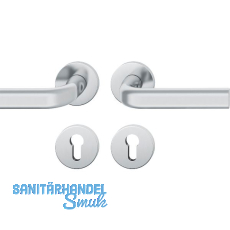 FSB Dr�ckergarnitur 12 1242 ASL auf Rosette PZ, Edelstahl matt