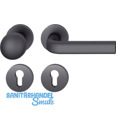 FSB Wechselgarnitur 12 1242 ASL auf Rosette PZ, Aluminium schwarz matt FSB Wechselgarnitur 12 1242 ASL auf Rosette PZ, Aluminium schwarz matt