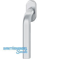 FSB Fenstergriff 34 1242 ovale Rosette, Edelstahl matt