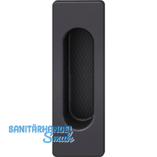 FSB Schiebet�rmuschel 42 4217 eckig, Aluminium schwarz matt