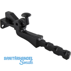 Torhalter 1304 Gr.2,L�nge sichtbar 125mm,Wandmontage,Temperguss schwarz lackiert