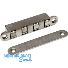 Magnetschnapper MC 10 zum Einlassen, Haltekraft 12 kg, Zamak vernickelt Magnetschnapper MC 10 zum Einlassen, Haltekraft 12 kg, Zamak vernickelt