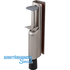 T�rfeststeller 1134 f�r Glast�ren, Hub 50 mm, 210 x 36 mm, Edelstahl matt