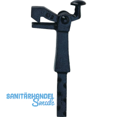 Torhalter 1305 Gr. 3, L�nge sichtbar 120mm,Bodenmontage,Temperguss schwarz lack.