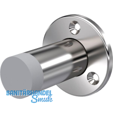 KWS Wandt�rpuffer 2010 � 55 mm, H�he 80 mm, Edelstahl poliert