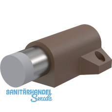 KWS Bodentürpuffer 2014 gefederter Anschlagpuffer, Alu dunkelbraun eloxiert KWS Bodentürpuffer 2014 gefederter Anschlagpuffer, Alu dunkelbraun eloxiert