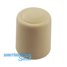 Wand-u. Bodent�rpuffer - � 30 mm, H�he 32 mm, Kunststoff elfenbein