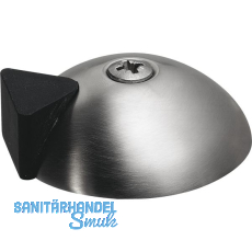 Bodent�rpuffer - Bodenpl. � 60 mm, Anschlagh. 17 mm, Edelstahl matt