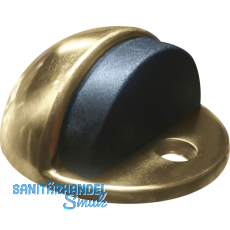 Bodent�rpuffer - Bodenplatte � 45 mm, Anschlagh�he17 mm, Messing poliert