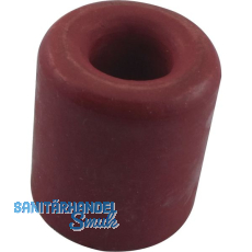 Wand-u. Bodent�rpuffer - � 30 mm, H�he 30 mm, Gummi rot