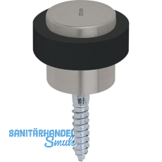 GRUNDMANN Bodent�rpuffer � 48 mm, H�he 38mm, Gummiring, Edelstahl sat.