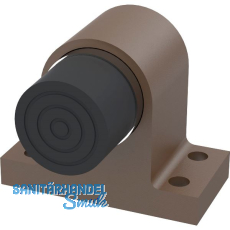 KWS Bodent�rpuffer 2024 gefederter Anschlagpuffer, Alu dunkelbraun eloxiert