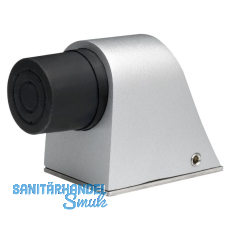 KWS Bodent�rpuffer - Platte 55 x 80 mm, H�he 70mm, Aluminium silberf�rbig