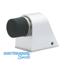 KWS Bodent�rpuffer - Platte 55 x 80 mm, H�he 70 mm, Alu Edelstahl-Effekt