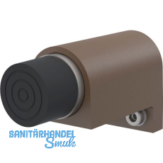 KWS Wandt�rpuffer 2049 gefederter Anschlagpuffer, Alu dunkelbraun eloxiert