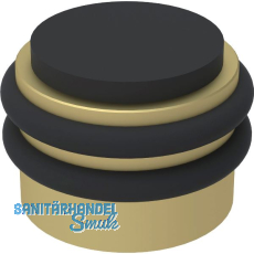 KWS Boden- und Wandtürpuffer 2053,Gummi schwarz ø42mm,Alu messingfärbig eloxiert KWS Boden- und Wandtürpuffer 2053,Gummi schwarz ø42mm,Alu messingfärbig eloxiert