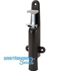 Türfeststeller 1026 Hub 30 mm, 210 x 64 mm, Stahl schwarz lackiert Türfeststeller 1026 Hub 30 mm, 210 x 64 mm, Stahl schwarz lackiert