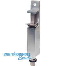 T�rfeststeller 1037 mit Bodenb�chse Hub 30 mm, Aluminium silber elox./ Edelstahl