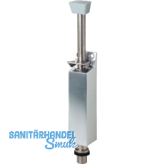 Türfeststeller 1040 mit Bodenbüchse Hub 60 mm, Aluminium silber lack./ Edelstahl Türfeststeller 1040 mit Bodenbüchse Hub 60 mm, Aluminium silber lack./ Edelstahl