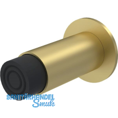 KWS Wandtürpuffer 2065 gefederter Puffer,Länge 100 mm,Alu messingfärbig eloxiert KWS Wandtürpuffer 2065 gefederter Puffer,Länge 100 mm,Alu messingfärbig eloxiert